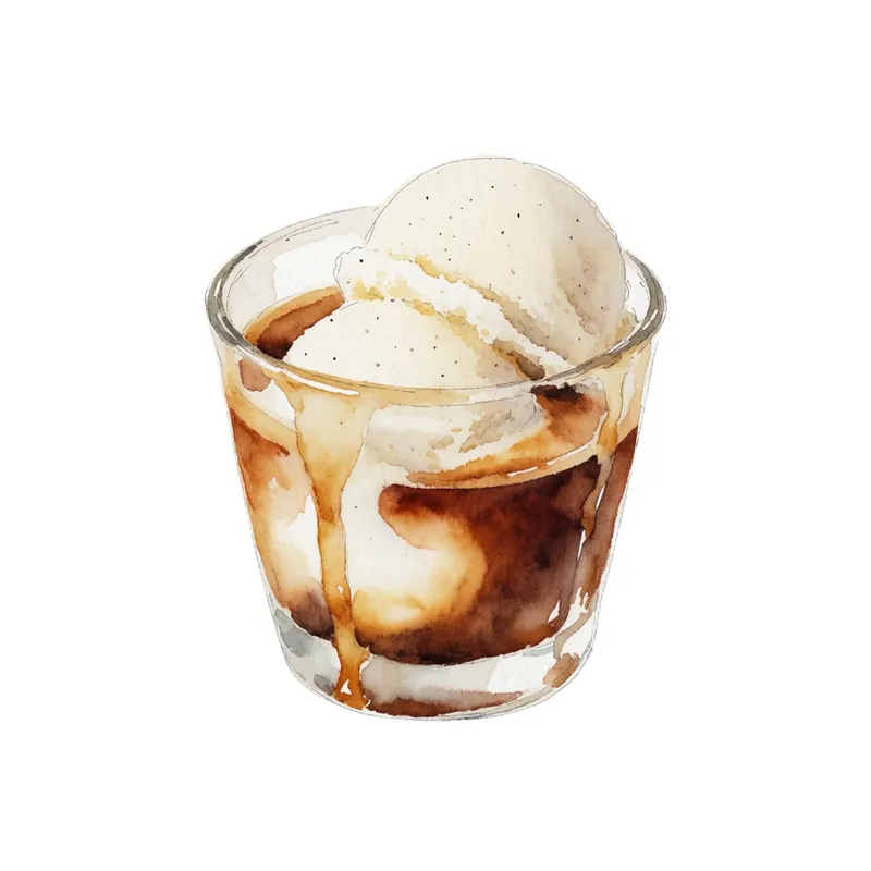 Affogato al caffè